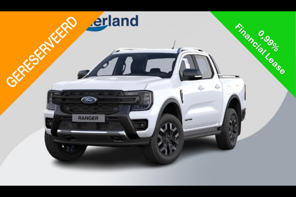 Ford Ranger 2.3 PHEV Wildtrak Double Cab 281pk | 0,99% Renteactie | 5 persoons! | Technology Pack Plus Trailer | Cargo Area Pack | Power Rollertop | Prijs excl. BTW incl. BPM | laadkabel mode 3 16A