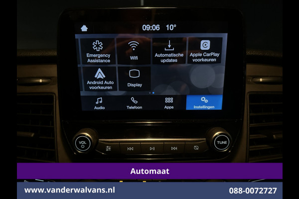 Ford Transit Custom 2.0 TDCI 130pk Automaat L2H1 Euro6 Airco | Apple Carplay | Android Auto | LED | Cruisecontrol Verwarmde voorruit, Parkeersensoren, Bijrijdersbank
