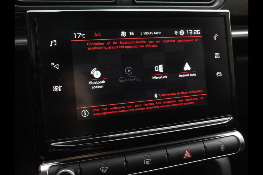 Citroën C3 1.2 PureTech Max Automaat  Airco Navigatie d.m.v.Apple carplay / Android Auto Parksensoren Lichtmetalen Velgen