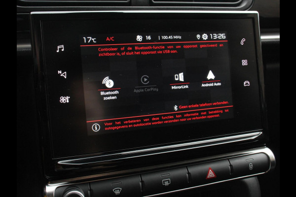 Citroën C3 1.2 PureTech Max Automaat  Airco Navigatie d.m.v.Apple carplay / Android Auto Parksensoren Lichtmetalen Velgen