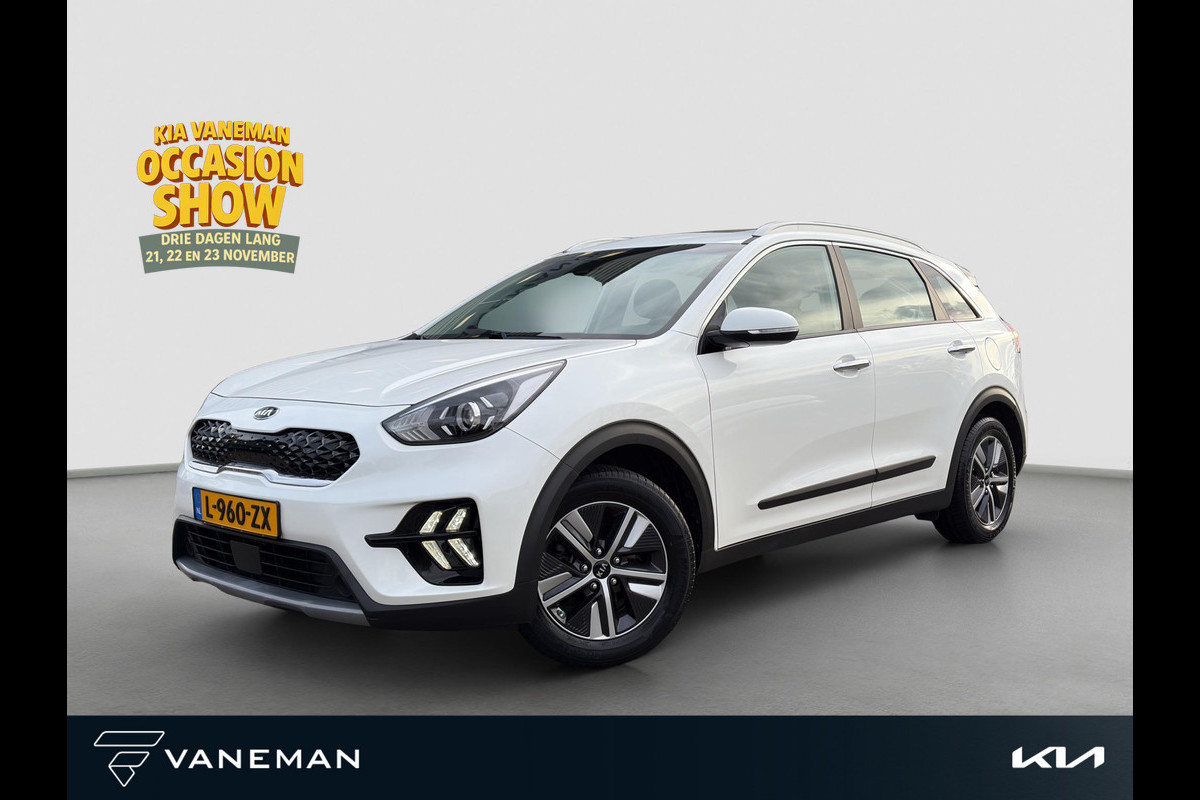 Kia Niro 1.6 GDi Hybrid DynamicLine Style Pack Automaat | Navi | Camera | Schuif/kantel dak | Cruise | Apple Carplay & Android Auto | H-Leder | Sensoren |