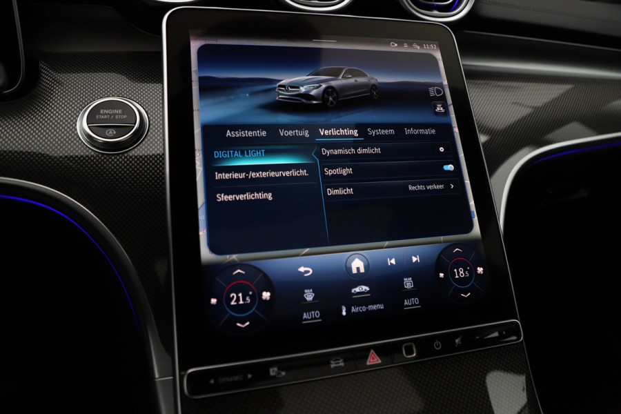 Mercedes-Benz C-Klasse 200 AMG Launch Edition | 204PK | Head-up | Keyless-go | Burmester | Sfeerverlichting | Memory | Leder | Pano | Trekhaak | NL-Aut