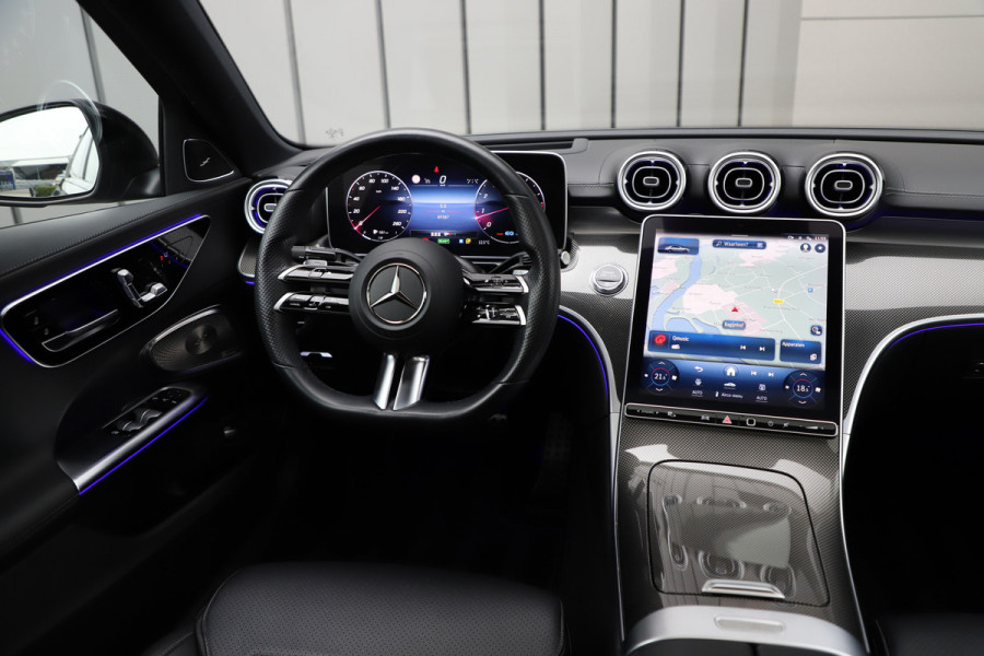 Mercedes-Benz C-Klasse 200 AMG Launch Edition | 204PK | Head-up | Keyless-go | Burmester | Sfeerverlichting | Memory | Leder | Pano | Trekhaak | NL-Aut