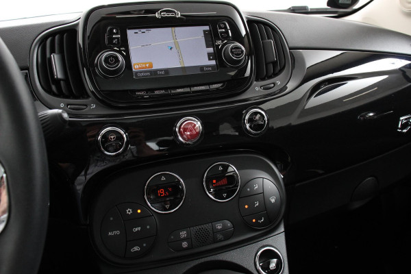 Fiat 500 1.2 Lounge | Lederen Bekleding | Navigatie | Panoramadak | Climate Control | Cruise control | DAB  Lichtmetalen Velgen