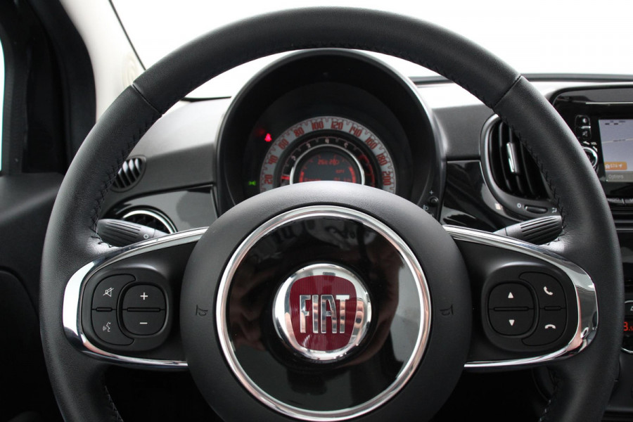 Fiat 500 1.2 Lounge | Lederen Bekleding | Navigatie | Panoramadak | Climate Control | Cruise control | DAB  Lichtmetalen Velgen
