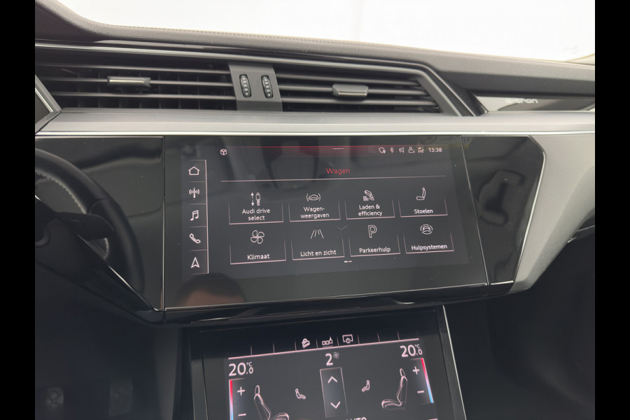 Audi e-tron 50 quattro Launch edition 71 kWh *DRIVE MOTOR AUDIBLE* [ 3-Fase ] {SOH-100%} Aut. *FULL-LED | DIGI-COCKPIT | NAVI-FULLMAP | HEATED-COMFORTSEATS | KEYLESS | AUDI-SOUND | KEYLESS | SHIFT-PADDLES | ECC | PDC | CRUISE | 20''ALU*