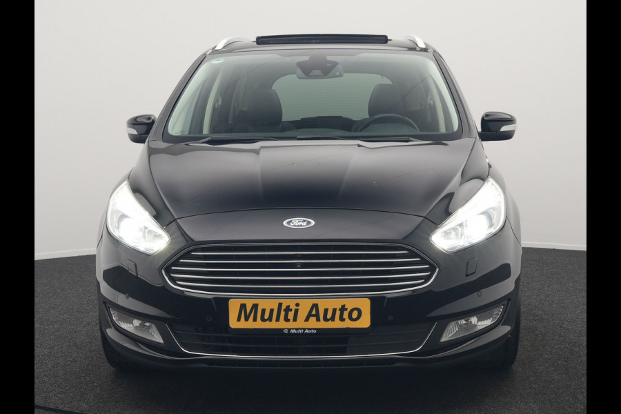 Ford Galaxy 2.0 Titanium 7-Persoons 241pk Dealer O.H. | Trekhaak Afn. | Panodak | Adaptive Cruise | Camera | Alcantara Sportstoelen Memory & Vewarmd | LED Koplampen | Keyless | Blis | Navigatie | DAB |
