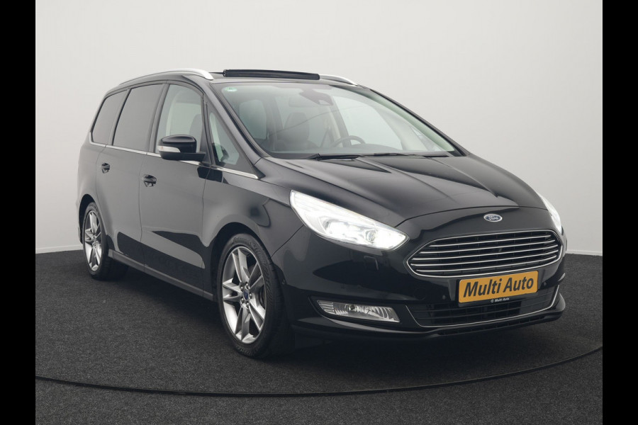 Ford Galaxy 2.0 Titanium 7-Persoons 241pk Dealer O.H. | Trekhaak Afn. | Panodak | Adaptive Cruise | Camera | Alcantara Sportstoelen Memory & Vewarmd | LED Koplampen | Keyless | Blis | Navigatie | DAB |