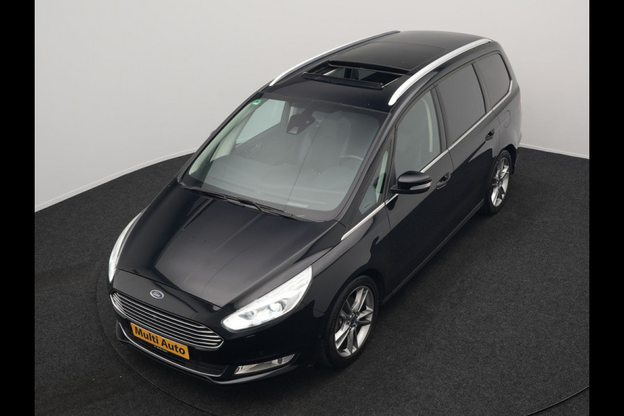 Ford Galaxy 2.0 Titanium 7-Persoons 241pk Dealer O.H. | Trekhaak Afn. | Panodak | Adaptive Cruise | Camera | Alcantara Sportstoelen Memory & Vewarmd | LED Koplampen | Keyless | Blis | Navigatie | DAB |
