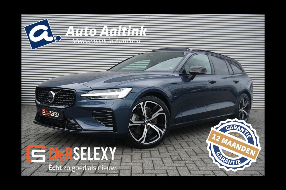 Volvo V60 PHEV T6 AWD ULTRA DARK SCHUIFDAK | WINTERPACK | H&K AUDIO | LUXE