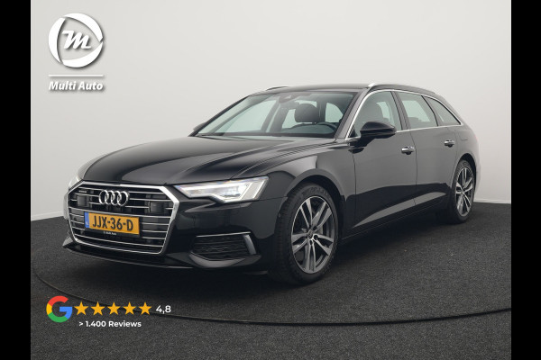 Audi A6 Avant 50 TFSI e quattro Advanced edition Plug In Hybrid 300pk Dealer O.H. PHEV | Trekhaak Af Fabriek | Adaptive Cruise | Camera | Lederen Sportstoelen Verwarmd | Apple Carplay | Blis | Keyless | Virtual | Navigatie | DAB |