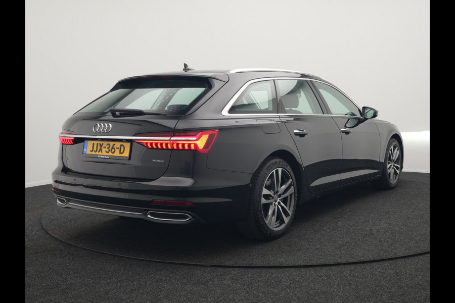 Audi A6 Avant 50 TFSI e quattro Advanced edition Plug In Hybrid 300pk Dealer O.H. PHEV | Trekhaak Af Fabriek | Adaptive Cruise | Camera | Lederen Sportstoelen Verwarmd | Apple Carplay | Blis | Keyless | Virtual | Navigatie | DAB |