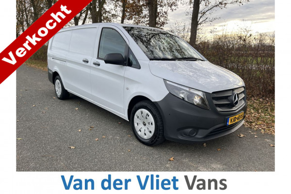 Mercedes-Benz Vito 116 CDI 164pk E6 XL Extra Lang BPM Vrij! Lease €421 /m, Airco, Navi+Camera, Trekhaak, PDC V+A, Onderhoudshistorie aanwezig