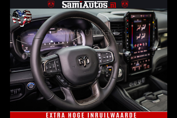 Dodge Ram 1500 Limited Night H.O 540HP 706Nm | Massage + Full Option | De Meest Luxe en Volle Pick-Up in zijn Klasse | Comfortabele Dubbele Cabine met Royale 5 Zitplaatsen | BPM vrij | Nu Leverbaar uit Voorraad | Voorraad Nr 2334 - 5409