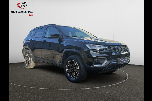 Jeep Compass 4xe 240pk Plug-in Hybrid Trailhawk 4x4 Keyless ACC Navi Lane Assist Camera Leder Climate Control LED Velgen