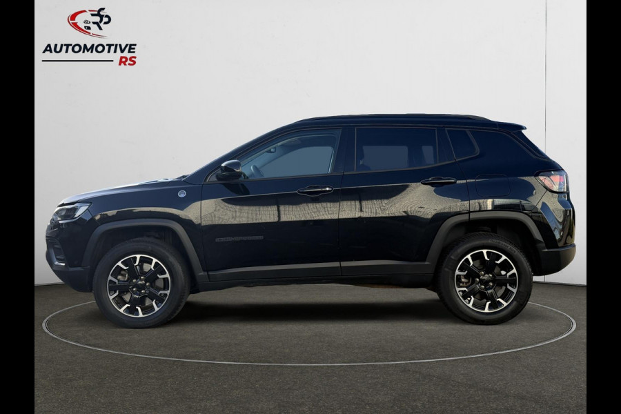 Jeep Compass 4xe 240pk Plug-in Hybrid Trailhawk 4x4 Keyless ACC Navi Lane Assist Camera Leder Climate Control LED Velgen