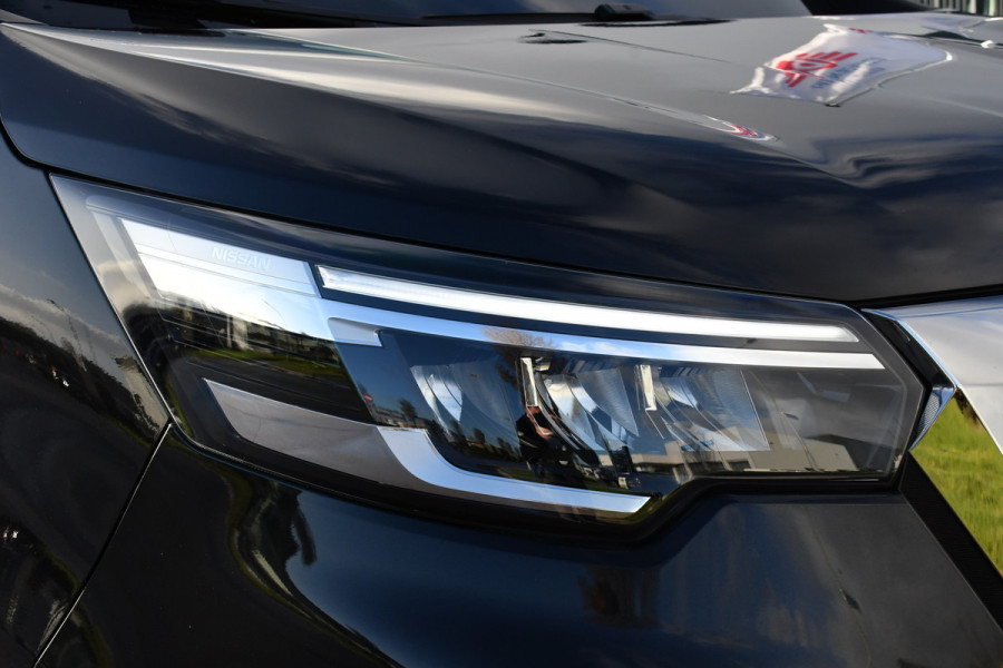 Nissan Primastar 2.0 dCi 150 L2H1 DC Black Edition 5 Jaar Garantie, Camera, Cruise, LED, Stoelverwarming, 2 x Schuifdeur, Clima, Automaat, Keyless, Uniek!