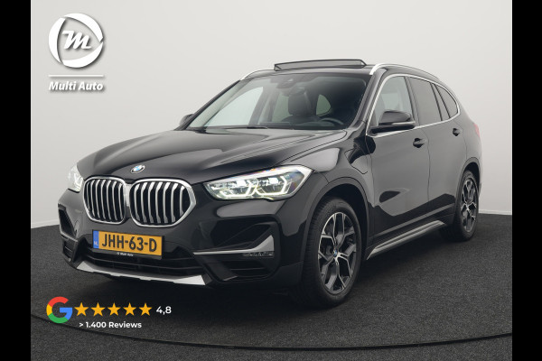 BMW X1 xDrive25e Sportline Plug In Hybrid 222pk Dealer O.H. PHEV | Trekhaak Afn. | Panodak | Head Up | Lederen Sportstoelen Verwarmd | LED Koplampen | Sfeerverlichting | Navigatie | Cruise Control | DAB |