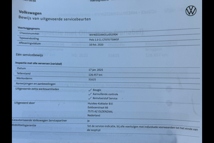 Volkswagen Polo 1.0 TSI Comfortline * Carplay * Adaptieve Cruise Control * Airco * Lichtsensor