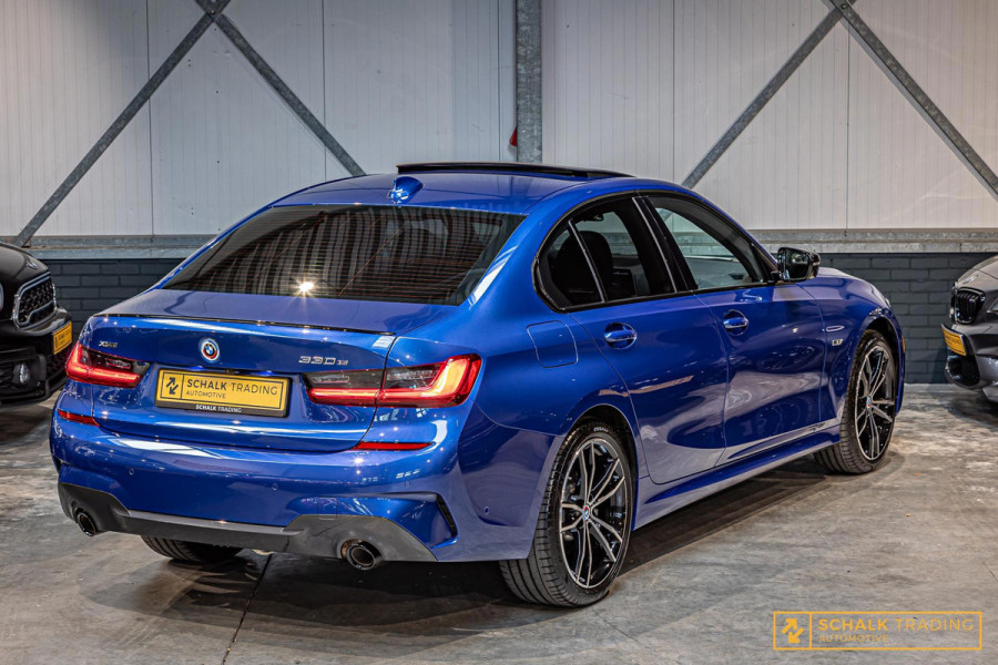 BMW 3 Serie 330E xDrive|Pano|M-Sport|TrekH|E-stoel|Garantie|HUD|1eig