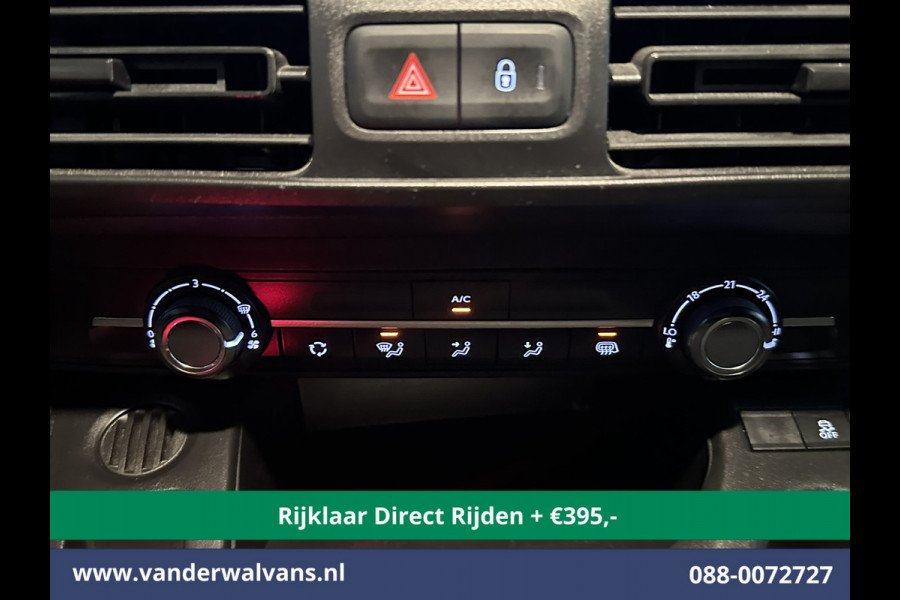 Peugeot Partner 1.5 BlueHDI 102pk L1H1 Euro6 *Rijklaar Direct Rijden* Airco | Apple Carplay | Android Auto | Cruisecontrol | Trekhaak Parkeersensoren