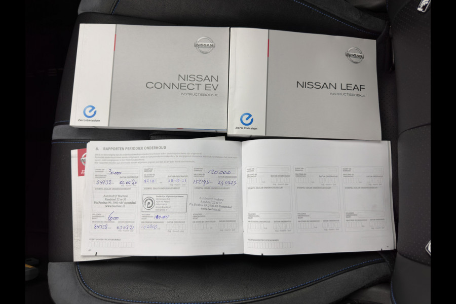 Nissan Leaf Tekna 40 kWh { SOH-92% } (INCL-BTW ) *LUXURY-LEATHER | FULL-LED | KEYLESS | NAVI-FULLMAP | BLIND-SPOT | DAB+ | HEATED-COMFORTSEATS | DIGI-COCKPIT | PRIVACY-GLASS | TOPVIEW-CAMERA | 17"ALU*