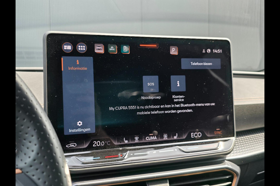 CUPRA Leon 1.5 TSI e-Hybrid VZ Nieuw Model 272PK Carplay/SENNHEISER/Stoelverwarming/Navi