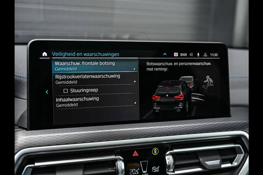 BMW X3 xDrive30e HIGH EXECUTIVE | M-SPORT | SHADOW LINE | COMFORT ACCESS | ACTIVE CRUISE | HEAD-UP | LEDER | STOELVERWARMING | PANORAMA