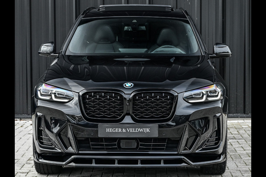 BMW X3 xDrive30e HIGH EXECUTIVE | M-SPORT | SHADOW LINE | COMFORT ACCESS | ACTIVE CRUISE | HEAD-UP | LEDER | STOELVERWARMING | PANORAMA