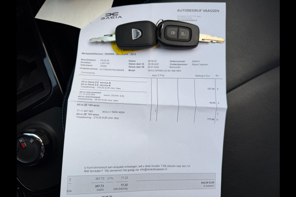 Dacia Spring Business 27 kWh, NAP, CarPlay, Camera, Navigatie