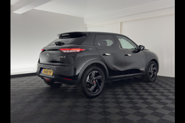 DS DS 3 Crossback E-Tense Performance Line+ 50 kWh [ 3-Fase ] {SOH-90%} (INCL-BTW) *LEATHER-FABRIC | MATRIX-LED | ADAPTIVE-CRUISE | DIGI-COCKPIT | HEATED-SPORTSEATS | CAMERA | KEYLESS | NAVI-FULLMAP | DAB+ | ECC | PDC | PRIVACY-GLASS | 18''ALU*