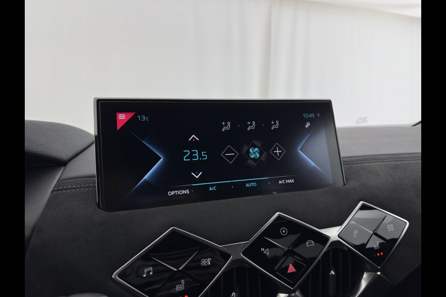 DS DS 3 Crossback E-Tense Performance Line+ 50 kWh [ 3-Fase ] {SOH-90%} (INCL-BTW) *LEATHER-FABRIC | MATRIX-LED | ADAPTIVE-CRUISE | DIGI-COCKPIT | HEATED-SPORTSEATS | CAMERA | KEYLESS | NAVI-FULLMAP | DAB+ | ECC | PDC | PRIVACY-GLASS | 18''ALU*