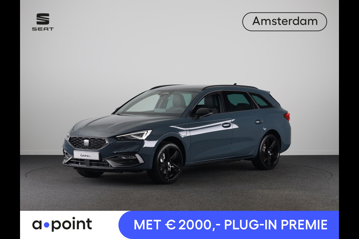 Seat Leon Sportstourer FR Business PHEV 1.5 TSI 204 pk 6 versn. DSG | Black Pack | Trekhaak |  Safe & Driving Pack | | 18 inch