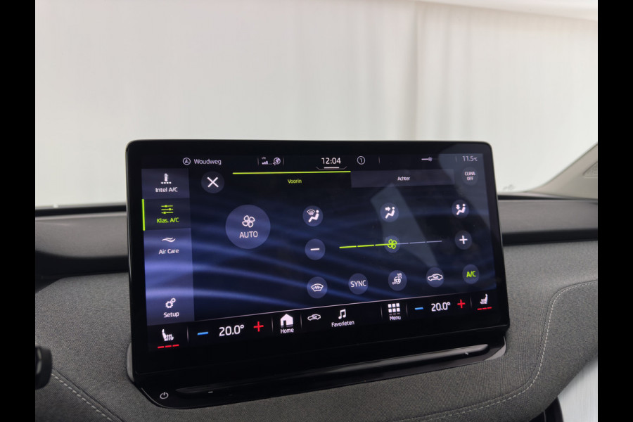 Škoda ENYAQ iV 80 [ 3-Fase ] {SOH-88% } (INCL-BTW) *LEATHER-FABRIC | FULL-LED | DIGI-COCKPIT | CAMERA | KEYLESS | NAVI-FULLMAP | AMBIENT-LIGHT | ECC | HEATED-COMFORTSEATS | DAB+ | PDC | CRUISE | CARPLAY | TOWBAR | 19"ALU*