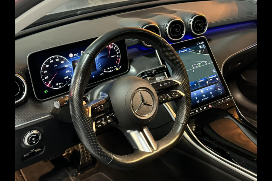 Mercedes-Benz C-Klasse Estate 300 e AMG Line Garantie Trekhaak Massage Pano Ambient 360 Blindspot Elek Achterklep StuurVW Rijklaar