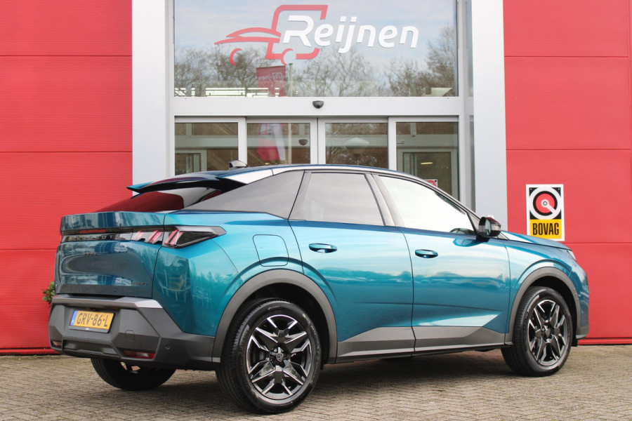Peugeot 3008 1.2 Hybrid 145PK ALLURE | 360° CAMERA | KEYLESS ENTRY/START | STUUR VERWARMING | ALARM | DODEHOEK DETECTIE | 19" LICHTMETALEN VELGEN | NAVIGATIE | DRAADLOZE APPLE CARPLAY/ANDROID AUTO | ADAPTIVE CRUISE CONTROL | CLIAMTE CONTROL | PARKEERSENSOREN VOOR EN ACHTER |