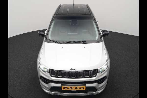 Jeep Compass 4xe 240 Electric S Plug In Hybrid 240pk PHEV | Adaptive Cruise | Camera | Lederen Sportstoelen Verwarmd | Apple Carplay | Stuur Verwarmd | Virtual | Keyless | Navigatie | DAB |