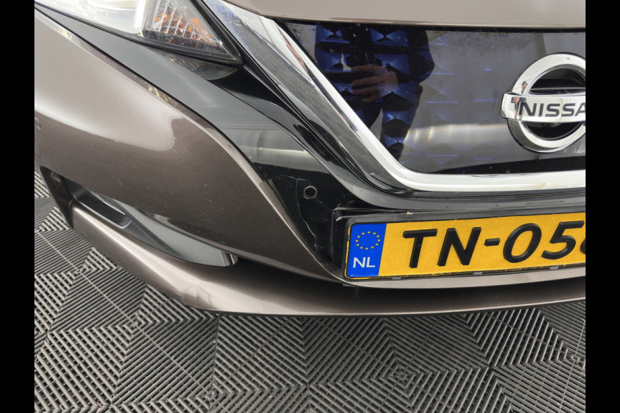 Nissan Leaf Tekna 40 kWh { SOH-92% } (INCL-BTW ) *LUXURY-LEATHER | FULL-LED | KEYLESS | NAVI-FULLMAP | BLIND-SPOT | DAB+ | HEATED-COMFORTSEATS | DIGI-COCKPIT | PRIVACY-GLASS | TOPVIEW-CAMERA | 17"ALU*