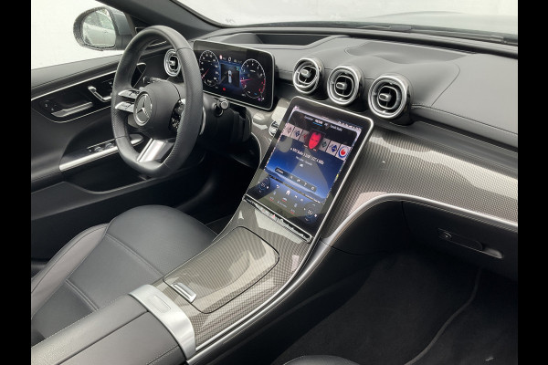 Mercedes-Benz C-Klasse Estate 180 AMG Line Trekhaak Pano Burmester Memory HUD Leer Verw+Ventilatie BOMVOL!