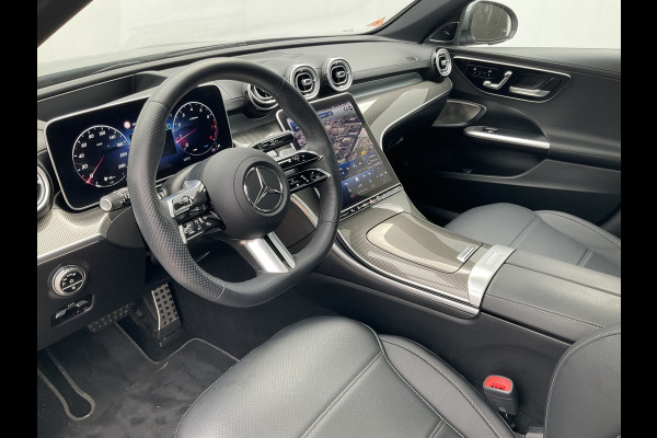 Mercedes-Benz C-Klasse Estate 180 AMG Line Trekhaak Pano Burmester Memory HUD Leer Verw+Ventilatie BOMVOL!