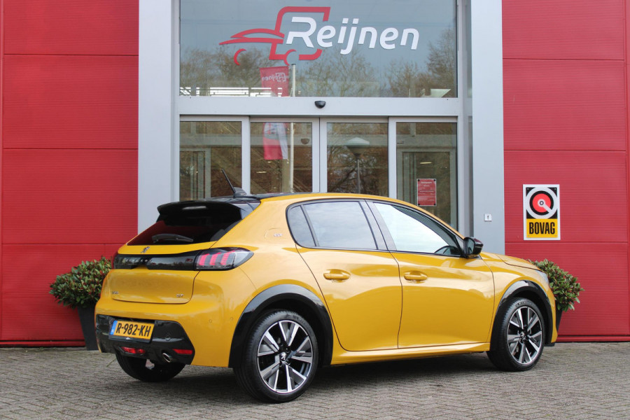 Peugeot 208 1.2 100PK GT | NAVIGATIE | KEYLESS ENTRY/START | APPLE CARPLAY/ANDROID AUTO | LICHTMETALEN VELGEN 17" | 3-D INSTRUMENTENPANEEL | DAB+ RADIO | DODEHOEK DETECTIE | CRUISE CONTROL | LANE ASSIST | CLIMATE CONTROL | ZWART DAK |