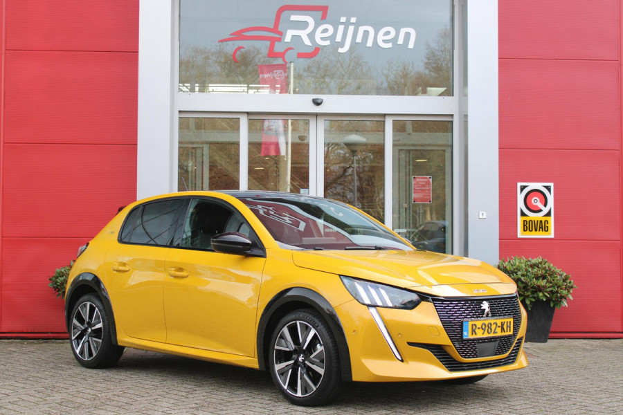 Peugeot 208 1.2 100PK GT | NAVIGATIE | KEYLESS ENTRY/START | APPLE CARPLAY/ANDROID AUTO | LICHTMETALEN VELGEN 17" | 3-D INSTRUMENTENPANEEL | DAB+ RADIO | DODEHOEK DETECTIE | CRUISE CONTROL | LANE ASSIST | CLIMATE CONTROL | ZWART DAK |