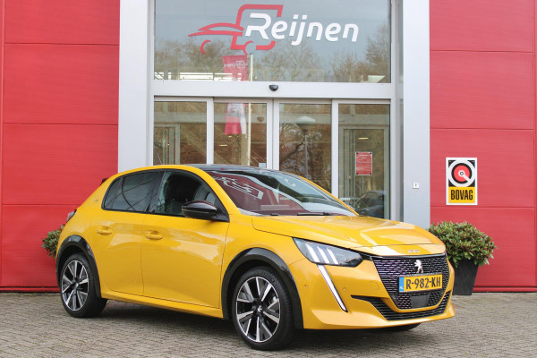 Peugeot 208 1.2 100PK GT | NAVIGATIE | KEYLESS ENTRY/START | APPLE CARPLAY/ANDROID AUTO | LICHTMETALEN VELGEN 17" | 3-D INSTRUMENTENPANEEL | DAB+ RADIO | DODEHOEK DETECTIE | CRUISE CONTROL | LANE ASSIST | CLIMATE CONTROL | ZWART DAK |