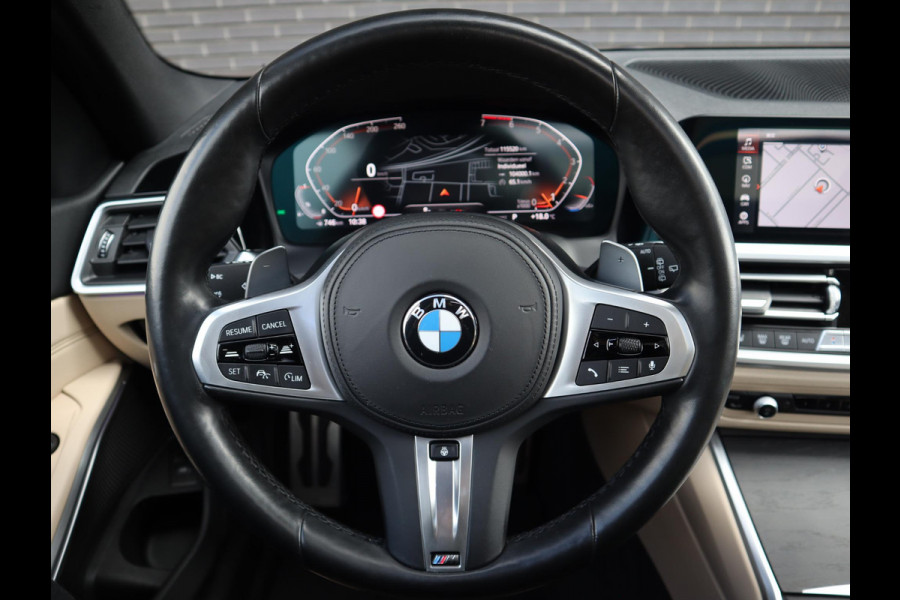 BMW 3 Serie Touring 320i High Executive M Sport Pakket Automaat / Live Cockpit Professional / Panoramadak / Leder / Adaptive Cruise Control / Head-Up Display / Apple CarPlay / 19 Inch / M Sportremsysteem / Shadow Line / LED / Extra Getint Glas / Stoelverwarming