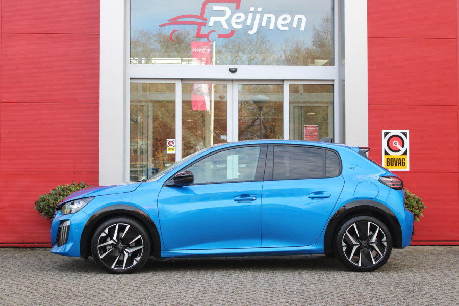 Peugeot 208 1.2 100PK GT | PANORAMA DAK | KEYLESS ENTRY/START | DRAADLOZE APPLE CARPLAY/ANDROID AUTO | CAMERA VOOR + ACHTER | DRAADLOZE TELEFOONLADER | 17" LICHTEMTALEN VELGEN | FULL LED KOPLAMPEN | DODEHOEK DETECTIE | PARKEERSENSOREN VOOR + ACHTER | CRUISE CONTROL | CLIMATE CONTROL |