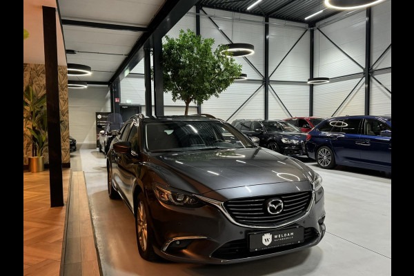 Mazda 6 2.0 SkyActiv-G 165 TS+ Garantie Trekhaak Carplay StoelVW Keyless Blindspot Cruise Clima Navi PDC Led Dab Rijklaar