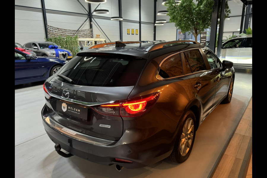 Mazda 6 2.0 SkyActiv-G 165 TS+ Garantie Trekhaak Carplay StoelVW Keyless Blindspot Cruise Clima Navi PDC Led Dab Rijklaar