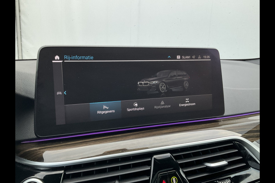 BMW 5 Serie Touring 530e xDrive M-sport HUD Laser Memory 4wielsturing Pano Business Edition Plus