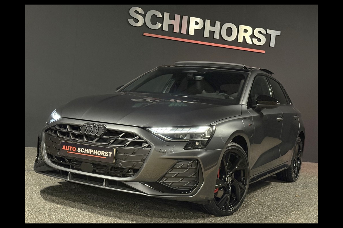 Audi A3 Sportback 45Tfsi e 3xS-line 272 pk 19 inch Competition vol leer matrix panorama dak