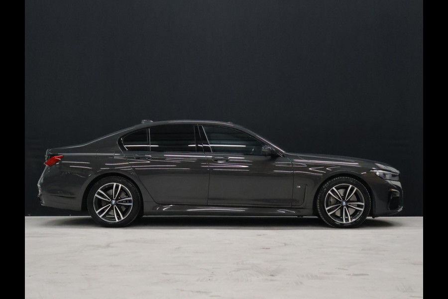 BMW 7 Serie 745e High Executive M Sport [SCHUIFKANTELDAK, HARMAN/KARDON, APPLE CARPLAY, ANDROID, ELEKTRISCH VERSTELBARE STOELEN V+A, STOELMASSAGE V+A, LUCHTVERING, 360 CAMERA, HEAD-UP, STUURVERWARMING, STOELVERWARMING, NIEUWSTAAT]